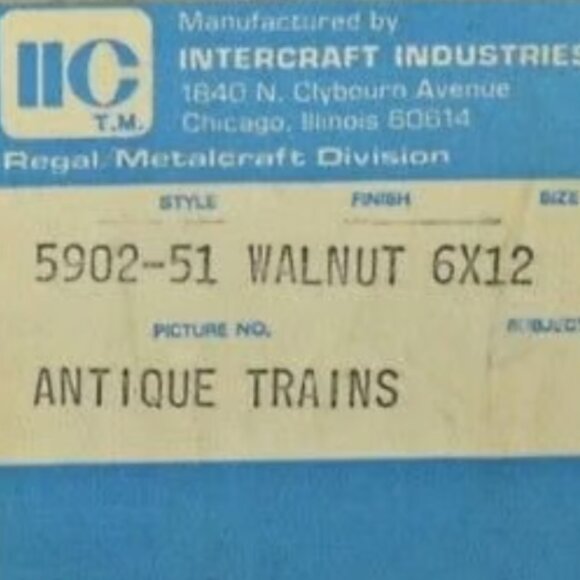 Intercraft 3D Framed Decorative Wall Hanging Train Locomotive Columbia - Picture 3 of 3